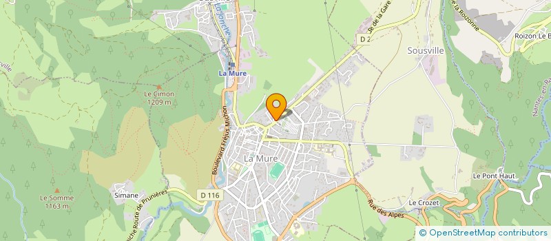 localisation de l'entreprise SCI VALERIC  LA MURE