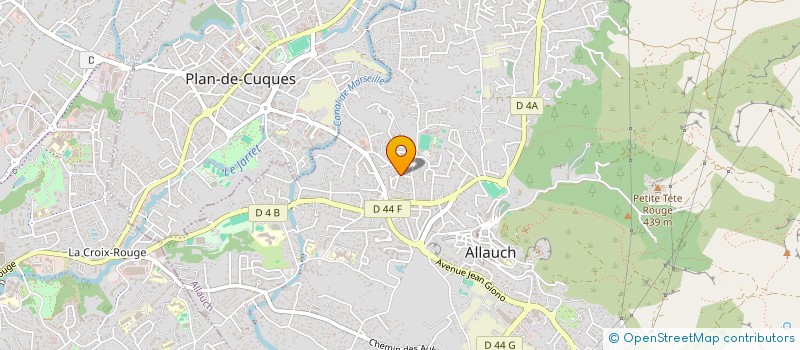 localisation de l'entreprise SCI VALERIC  ALLAUCH