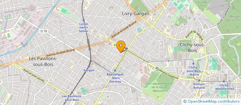 localisation de l'entreprise SCI VALERIC à LIVRY-GARGAN