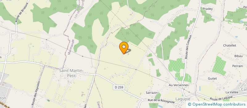 localisation de l'entreprise SCI VALERIC  LAGUPIE