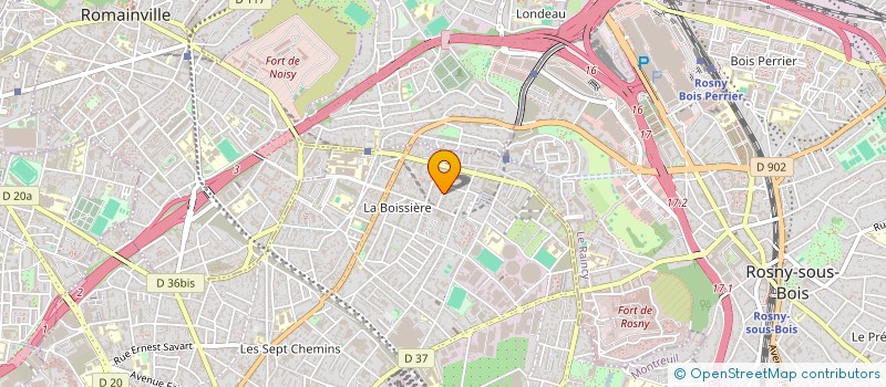 localisation de l'entreprise SCI VALERIE à MONTREUIL