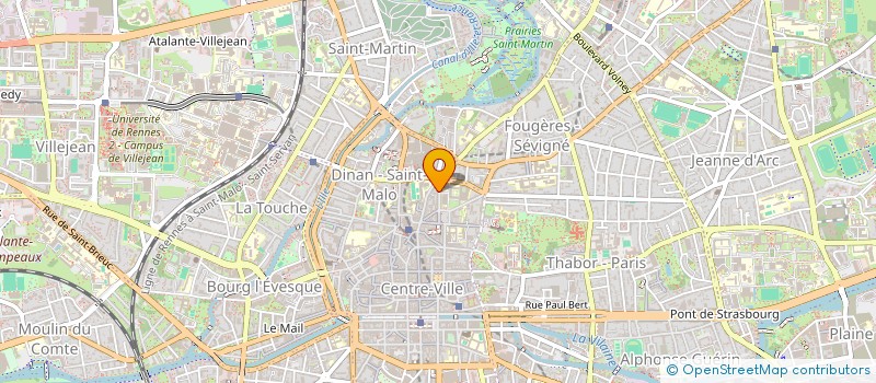 localisation de l'entreprise SCI VALERIE  RENNES