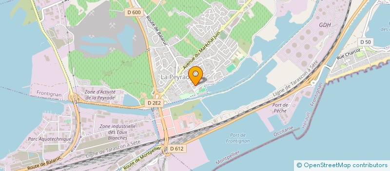 localisation de l'entreprise SCI VALERIE à FRONTIGNAN