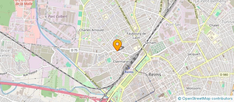 localisation de l'entreprise SCI VALERIE  REIMS