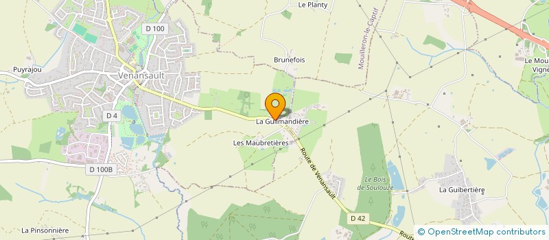 localisation de l'entreprise SCI VALERIE  VENANSAULT