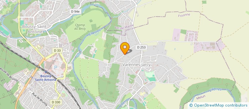 localisation de l'entreprise SCI VALERIE  VARENNES-JARCY