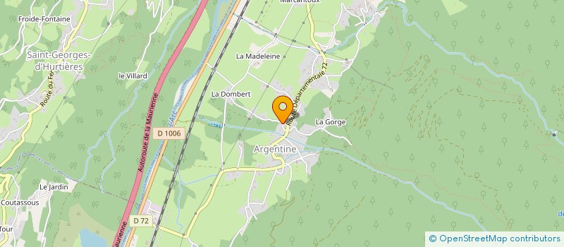 localisation de l'entreprise SCI VALERIE  ARGENTINE