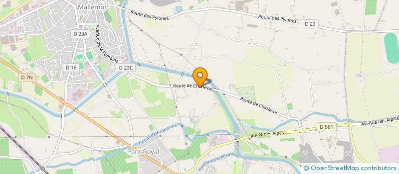 localisation de l'entreprise SCI VALERIE DARCANGE à MALLEMORT