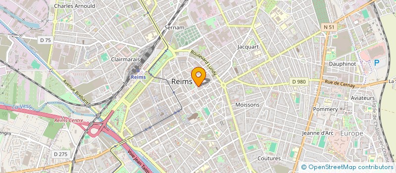 localisation de l'entreprise SCI VALERIE PICHOURON  REIMS