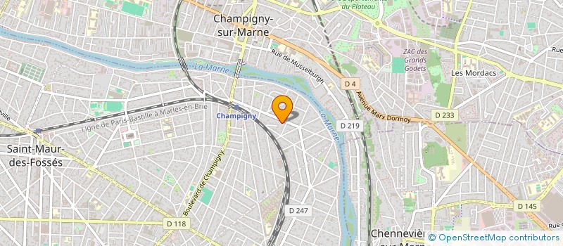 localisation de l'entreprise SCI VALERIO à SAINT-MAUR-DES-FOSSES