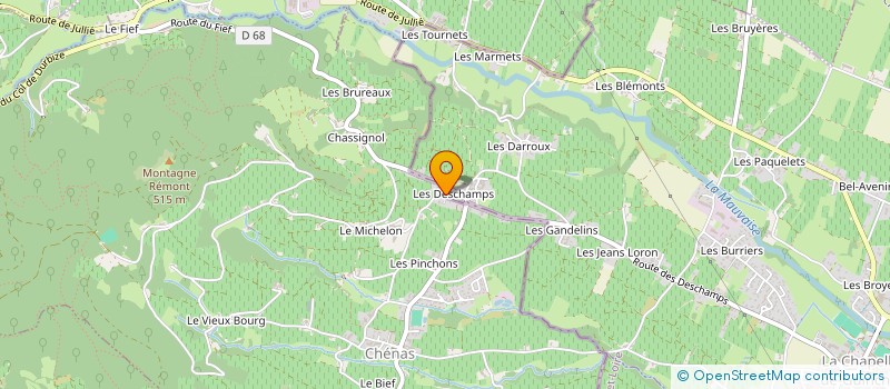 localisation de l'entreprise SCI VALERSE  CHENAS