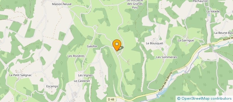 localisation de l'entreprise SCI VALERY  TAMNIES