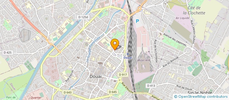localisation de l'entreprise SCI VALERY à DOUAI