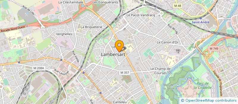 localisation de l'entreprise SCI VALERY 6 à LAMBERSART