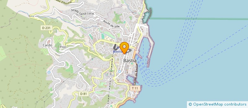 localisation de l'entreprise SCI VALERY à BASTIA