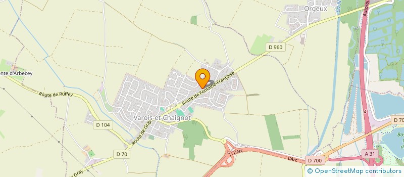localisation de l'entreprise SCI VALESCO  VAROIS-ET-CHAIGNOT
