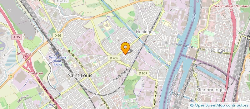 localisation de l'entreprise SCI VALESCURE  HUNINGUE