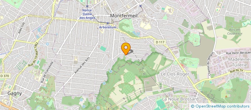 localisation de l'entreprise SCI VALESCURE INVEST à MONTFERMEIL