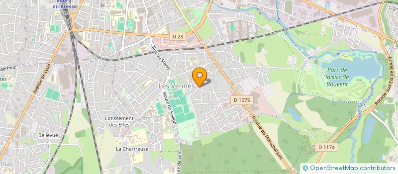 localisation de l'entreprise SCI VALESO à BOURG-EN-BRESSE