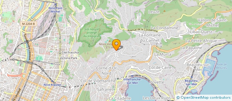 localisation de l'entreprise SCI VALET GROUP à VILLEFRANCHE-SUR-MER
