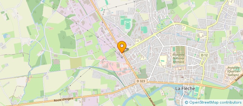 localisation de l'entreprise SCI VALETI  LA FLECHE