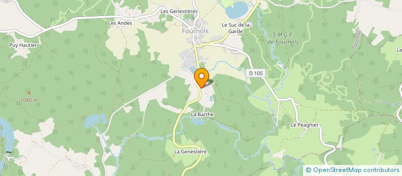 localisation de l'entreprise SCI VALETILOU  FOURNOLS