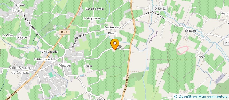 localisation de l'entreprise SCI VALETTE  MAZION