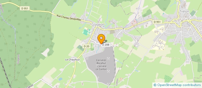 localisation de l'entreprise SCI VALETTE  GLAGEON