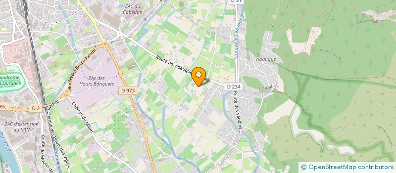 localisation de l'entreprise SCI VALEUR PLUS  CAVAILLON