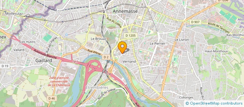 localisation de l'entreprise SCI VALEURY à ANNEMASSE