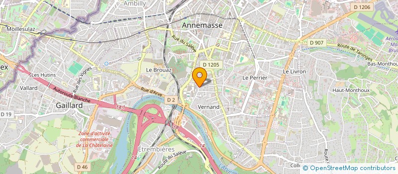 localisation de l'entreprise SCI VALEURY MARBOUTY à ANNEMASSE