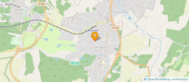 localisation de l'entreprise SCI VALEX à LUZARCHES