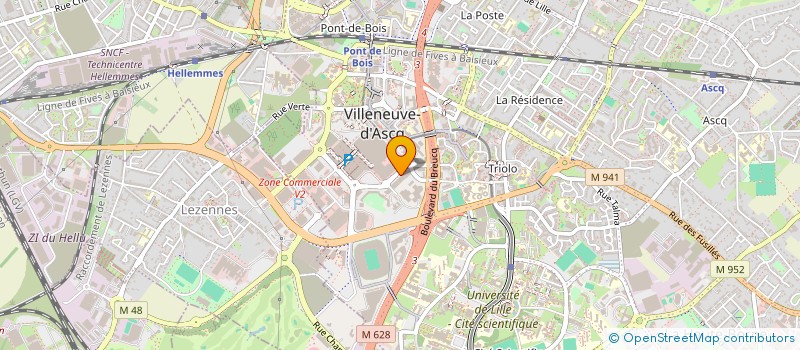 localisation de l'entreprise SCI VALEX à VILLENEUVE-D'ASCQ