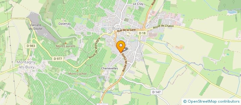 localisation de l'entreprise SCI VALEX  BUXY