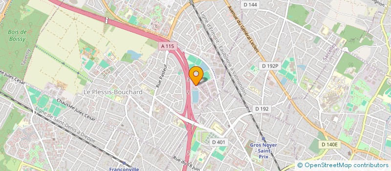 localisation de l'entreprise SCI VALF à LE PLESSIS-BOUCHARD