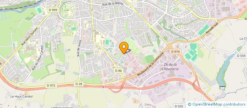 localisation de l'entreprise SCI VALFRAN  SAINT-LO