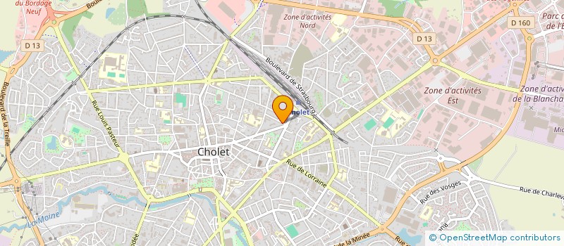 localisation de l'entreprise SCI VALFRANPAS à CHOLET