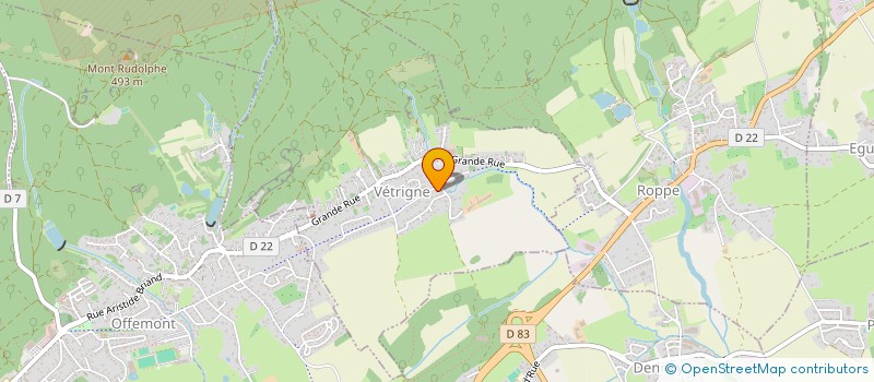 localisation de l'entreprise SCI VALFRE  VETRIGNE