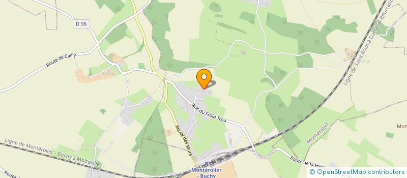 localisation de l'entreprise SCI VALFRED  MONTEROLIER