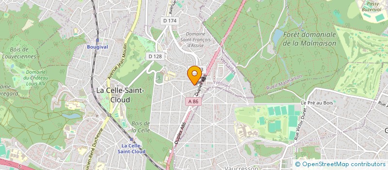 localisation de l'entreprise SCI VALGEE  LA CELLE-SAINT-CLOUD