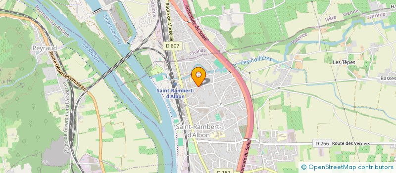 localisation de l'entreprise SCI VALGER  SAINT-RAMBERT-D'ALBON