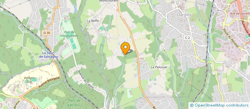 localisation de l'entreprise SCI VALGROSS  DARDILLY