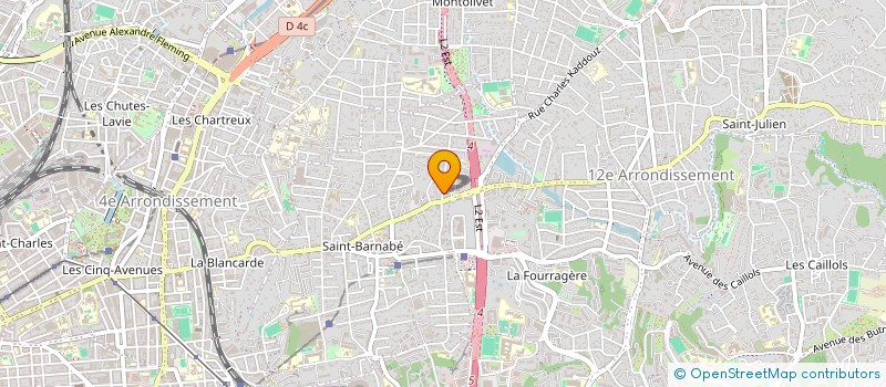 localisation de l'entreprise SCI 'VALGUI' à MARSEILLE