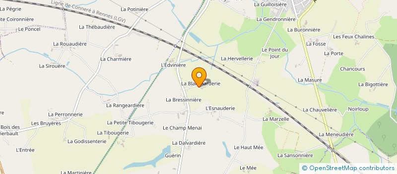 localisation de l'entreprise SCI VALHALLA  ARGENTRE-DU-PLESSIS