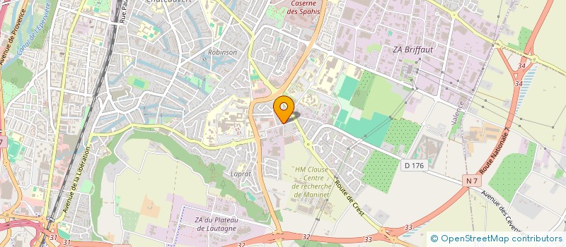 localisation de l'entreprise SCI VALHIER LOCAL PRINCIPAL EKOPARK VALENCE  VALENCE
