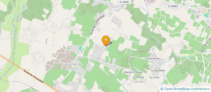 localisation de l'entreprise SCI VALI  LA LANDE-DE-FRONSAC