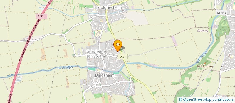 localisation de l'entreprise SCI VALIBUC  GRIESHEIM-SUR-SOUFFEL