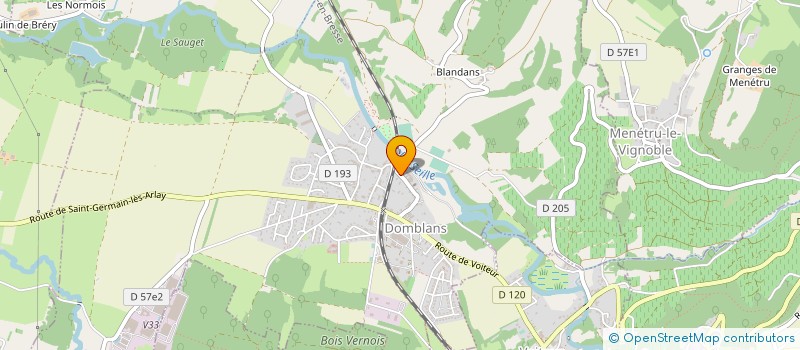 localisation de l'entreprise SCI VALICHETTE  DOMBLANS