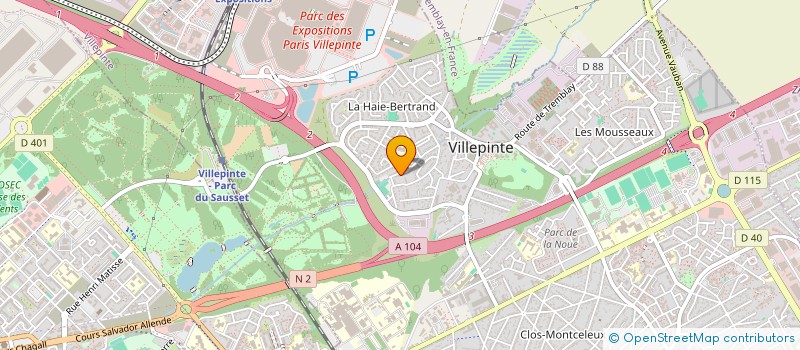 localisation de l'entreprise SCI VALIDE à VILLEPINTE