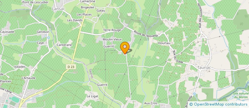 localisation de l'entreprise SCI VALIE  TAURIAC